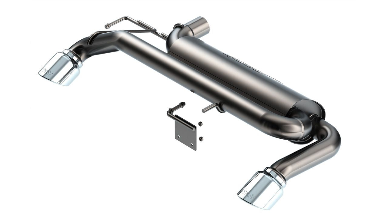 Borla 21-25 Ford Bronco 2.3L 4WD S-Type Axle Back Exhaust w/ Bright Chrome Tips