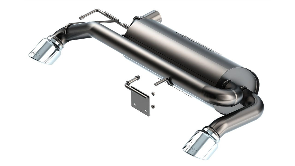 Borla 21-25 Ford Bronco 2.7L V6 4WD ATAK Axle Back Exhaust w/ Bright Chrome Tips