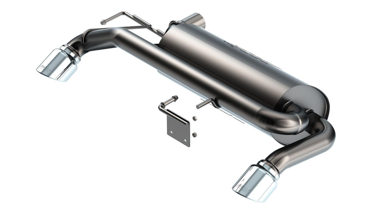 Borla 21-25 Ford Bronco 2.7L V6 4WD ATAK Axle Back Exhaust w/ Bright Chrome Tips