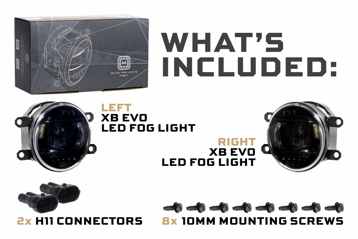 Morimoto - XB Evo Fog Lights: Type T (Set / White) - LF092