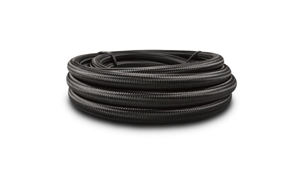 Vibrant -16 AN Black Nylon Braided Flex Hose (20 foot roll) - 11983