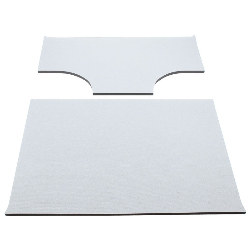 DEI 03-06 Jeep Wrangler TJ 2-Door w/Speaker Pods Boom Mat Headliner - 2 Piece - White - 50148
