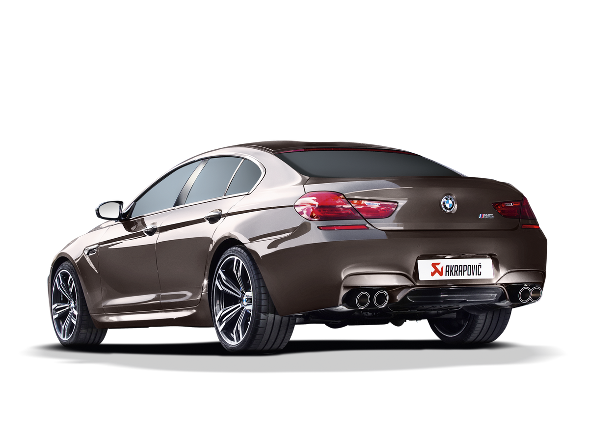 Akrapovic 13-17 BMW M6 Gran Coupe (F06) Evolution Line Cat Back (Titanium) w/ Carbon Tips - ME-BM/T/6H-C