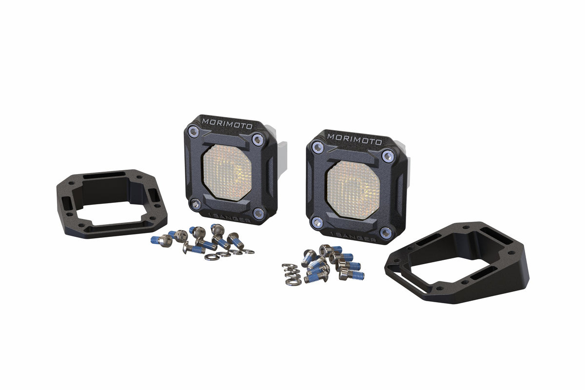 Morimoto - Flush or Angled Mounting Kit: Morimoto 1Banger - BAF146