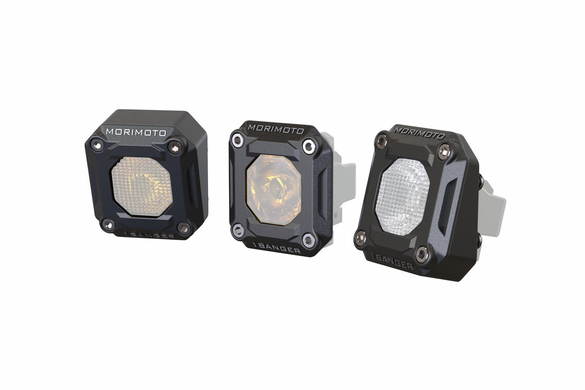 Morimoto - Flush or Angled Mounting Kit: Morimoto 1Banger - BAF146