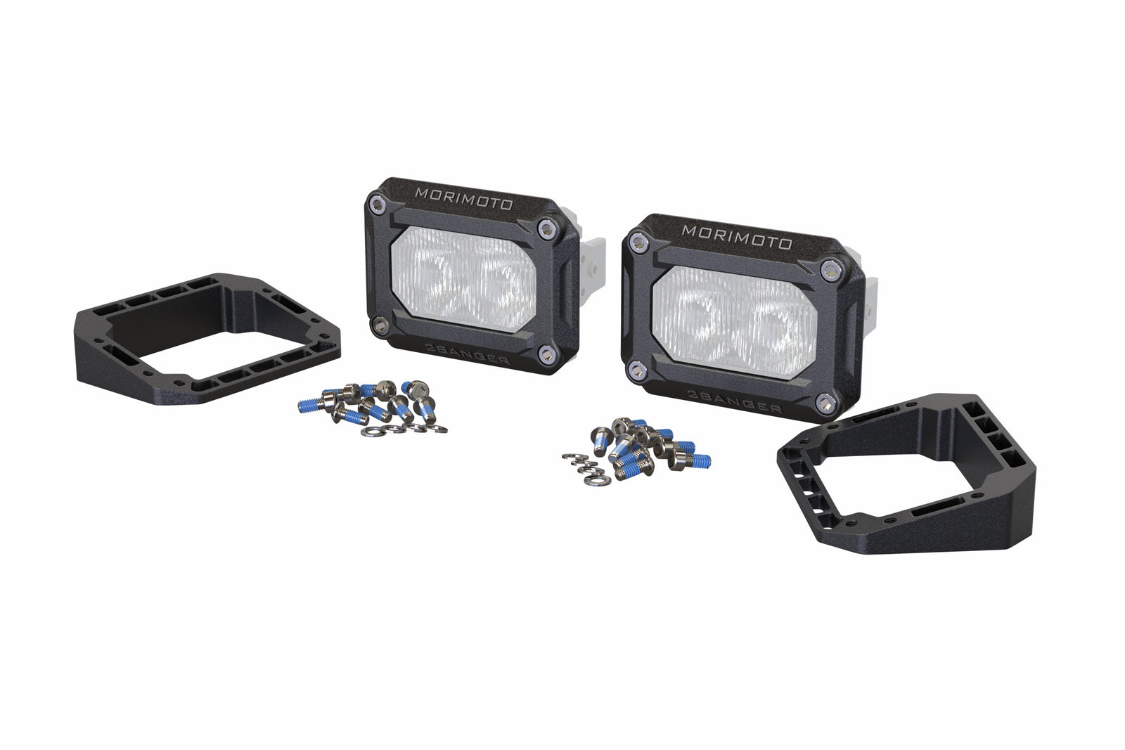 Morimoto - Flush or Angled Mounting Kit: Morimoto 2Banger - BAF147