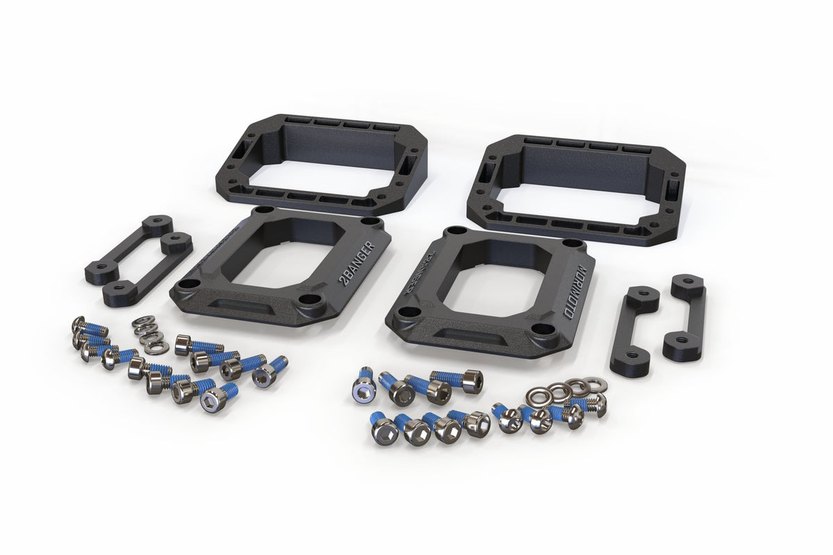 Morimoto - Flush or Angled Mounting Kit: Morimoto 2Banger - BAF147