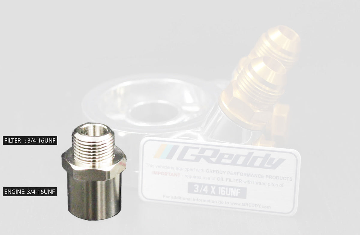 GReddy - Replacement Parts for GReddy Oil Cooler Block Adapter(s) Type E / B / F / I / G - 12002812
