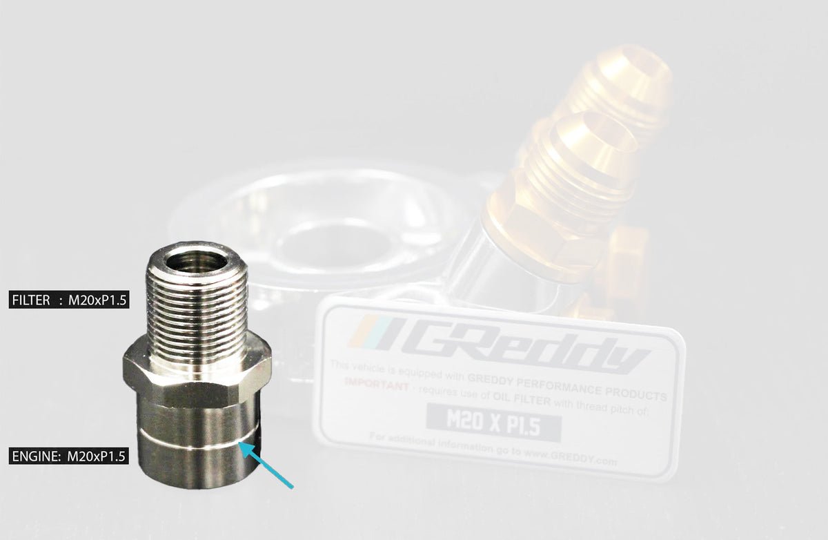 GReddy - Replacement Parts for GReddy Oil Cooler Block Adapter(s) Type E / B / F / I / G - 12401142