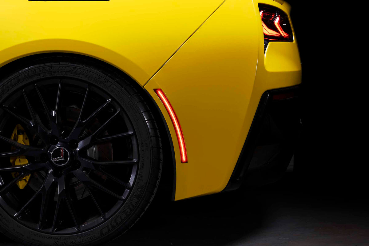 Morimoto - XB LED Side Markers: Corvette C7 (Rear / Red / Set) - LF2104