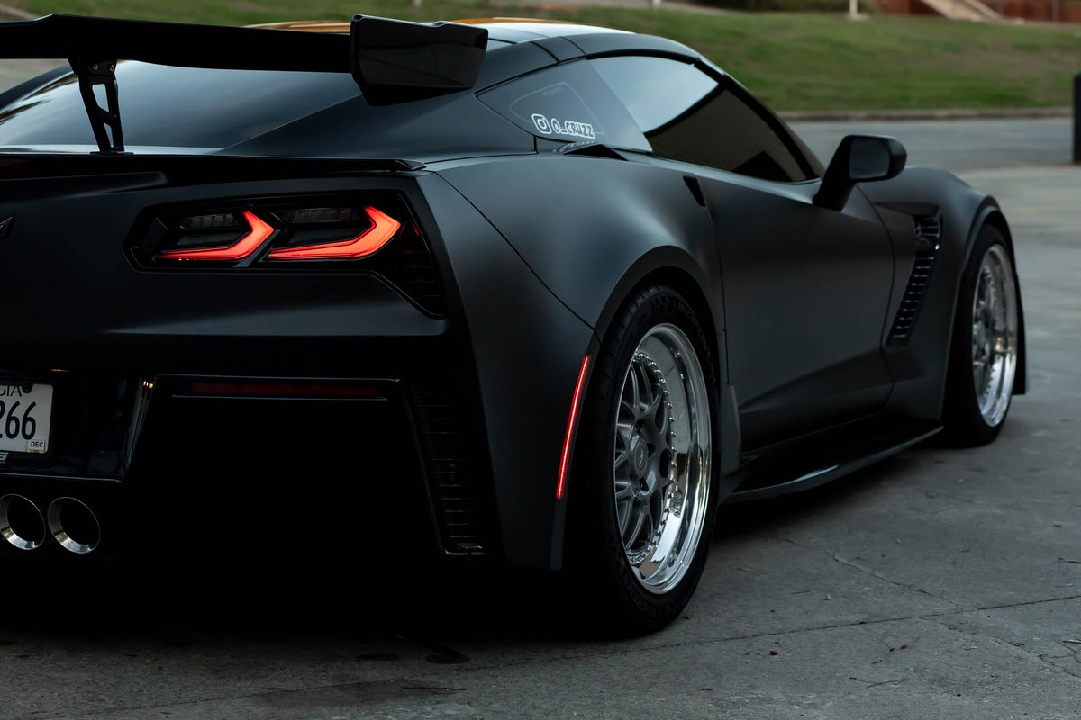 Morimoto - XB LED Side Markers: Corvette C7 (Rear / Red / Set) - LF2104