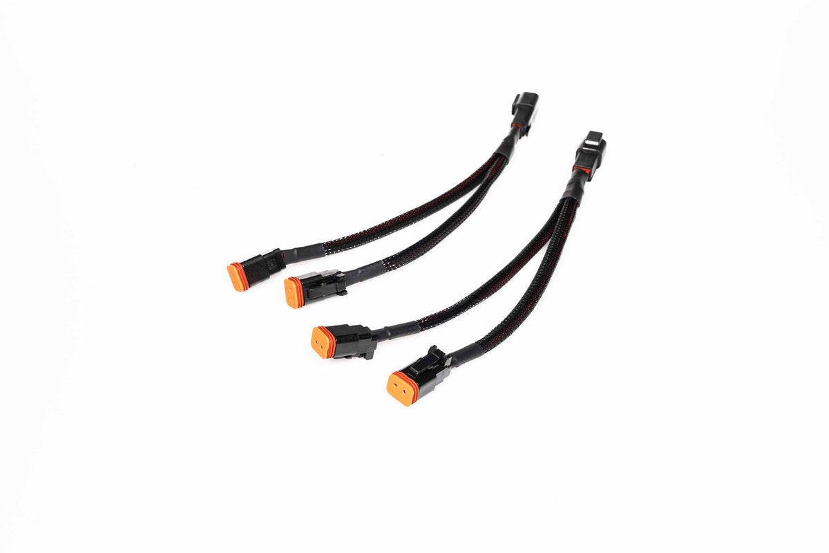 Morimoto - Splitters: Deutsch 2P Male to 2x Deutsch 2P Female (Pair) - BAF151