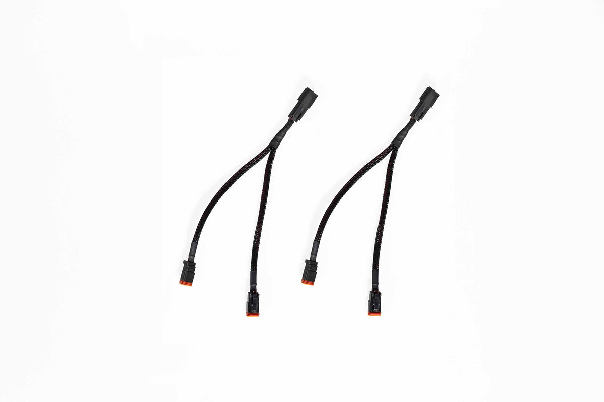 Morimoto - Splitters: Deutsch 2P Male to 2x Deutsch 2P Female (Pair) - BAF151