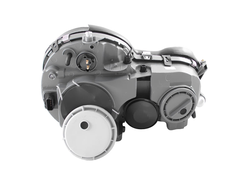 ANZO 1999-2002 Mercedes Benz E Class W210 Projector Headlights Chrome - 121086