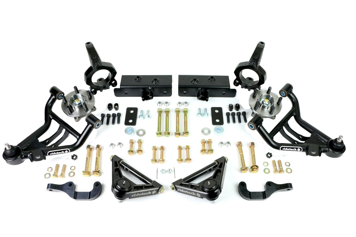 Ridetech 79-93 Ford Mustang w/ Stock K-Member Front SLA Suspension System - 12122600 for 1979-1993 Ford Mustang - detail view