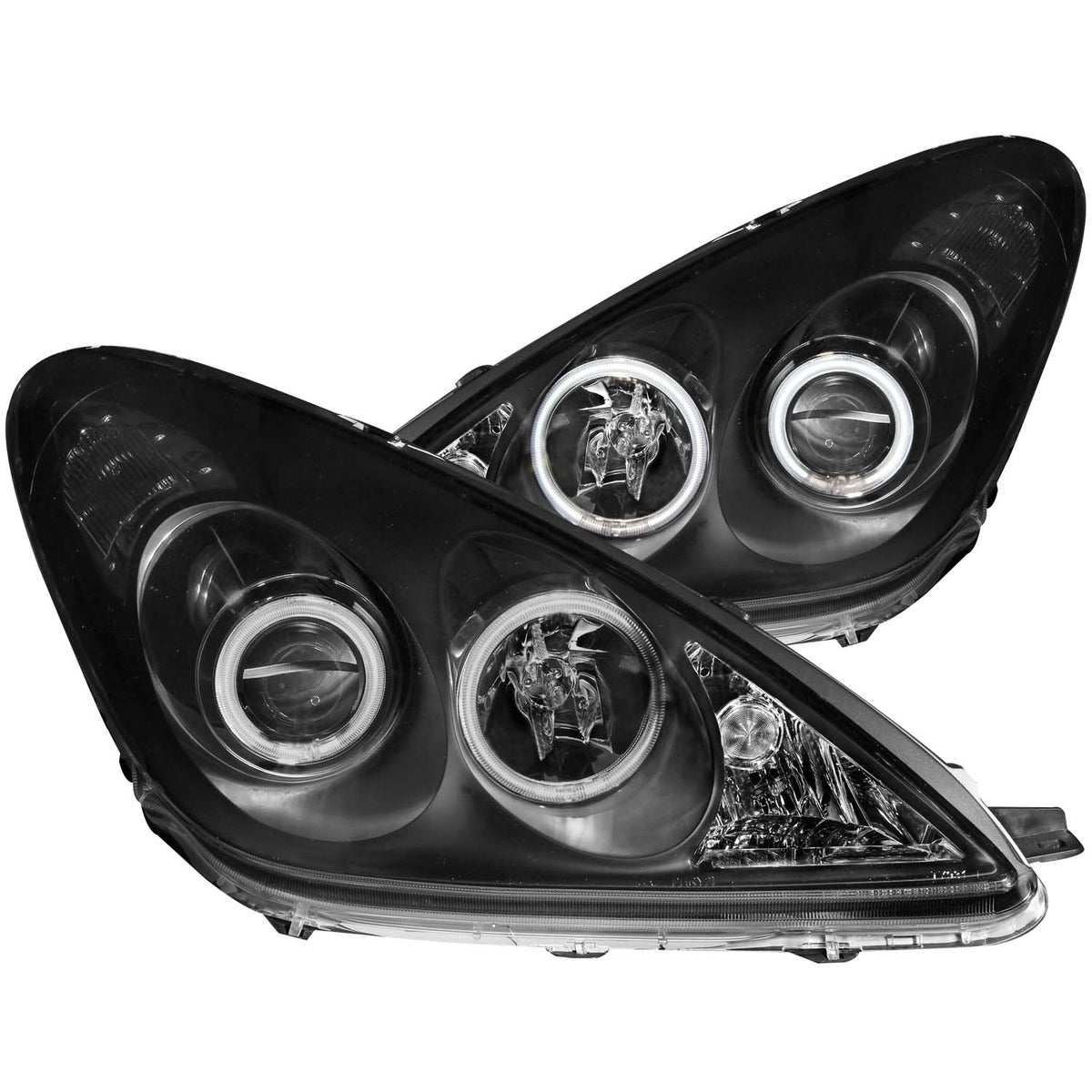 ANZO 2002-2003 Lexus Es300 Projector Headlights w/ Halo Black - 121232 for 2002-2006 Lexus ES - front view