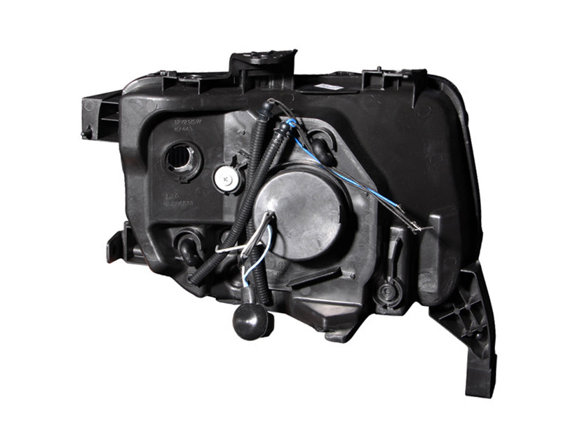 ANZO 2003-2006 Honda Element Projector Headlights w/ Halo Black - 121432