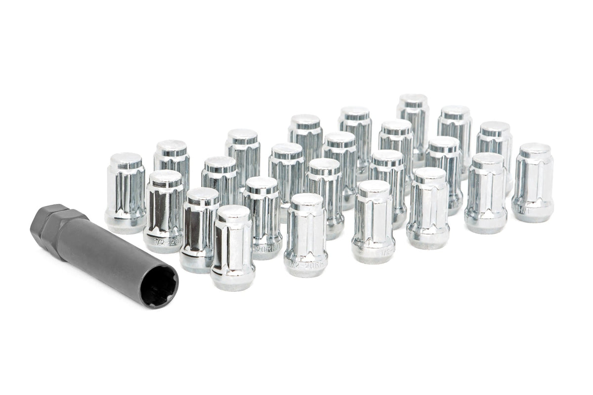 Rough Country - M12 x 1.5 Lug Nut Set of 24 - Chrome - 121524CH