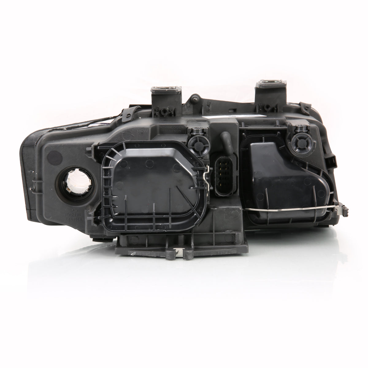 ANZO 2002-2005 Audi A4 Projector Headlight Black G2 (Halogen Type) - 121528 for 2002-2005 Audi A4 - front view