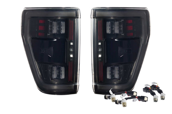 Morimoto - XB LED Tail Lights: Ford F150 (2021+) (Pair / BLIS / Smoked) - LF735.2