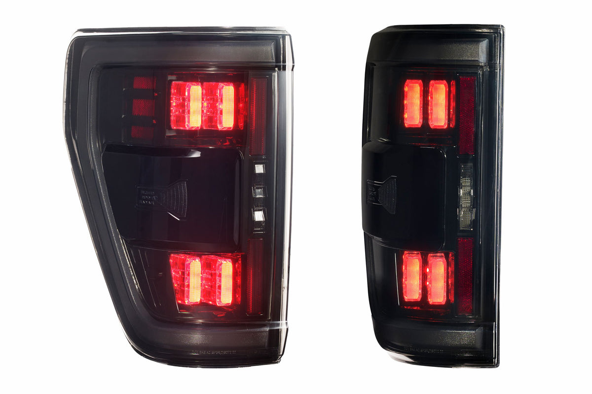 Morimoto - XB LED Tail Lights: Ford F150 (2021+) (Pair / BLIS / Smoked) - LF735.2