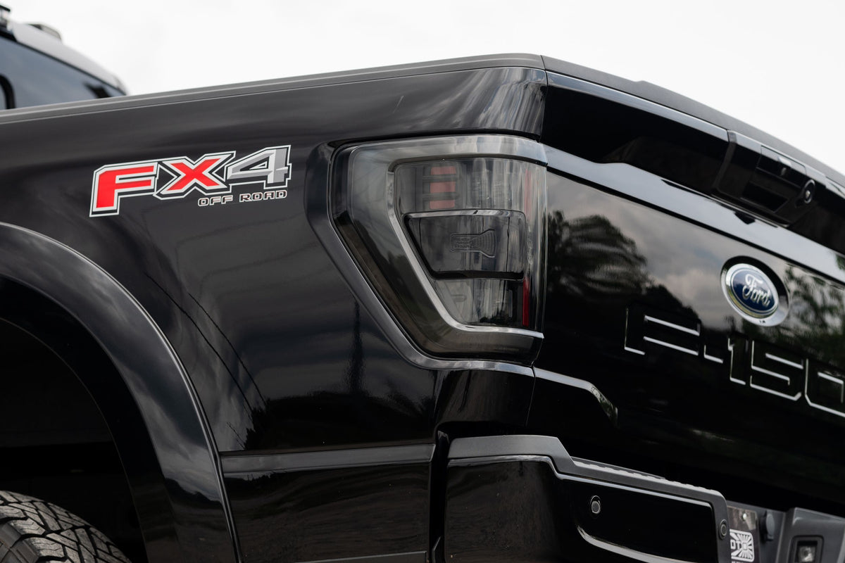 Morimoto - XB LED Tail Lights: Ford F150 (2021+) (Pair / BLIS / Smoked) - LF735.2