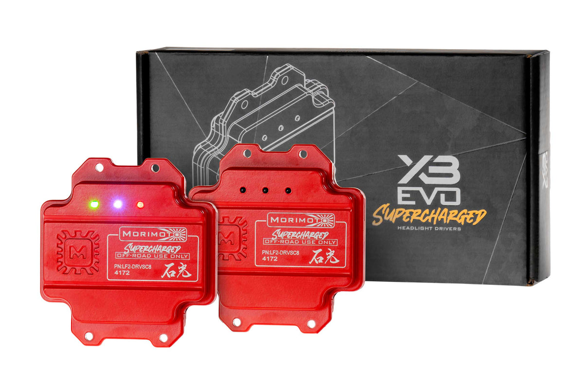Morimoto - Supercharged Drivers: LF2-531 or LF2-531Y (Set) - LF2-DRVSC8