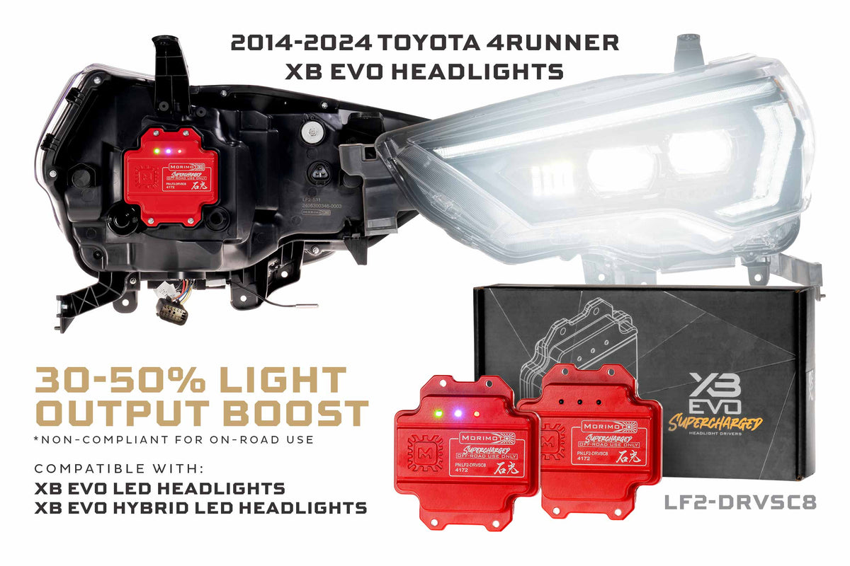 Morimoto - Supercharged Drivers: LF2-531 or LF2-531Y (Set) - LF2-DRVSC8