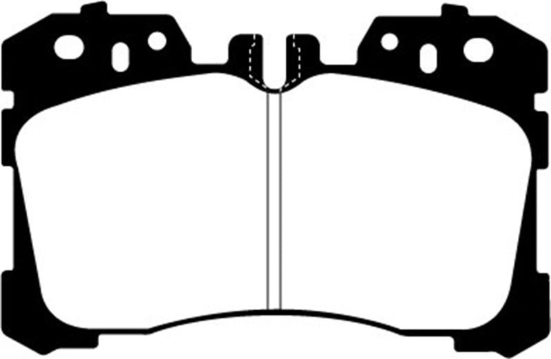 EBC 07+ Lexus LS460 4.6 Greenstuff Front Brake Pads - DP21811