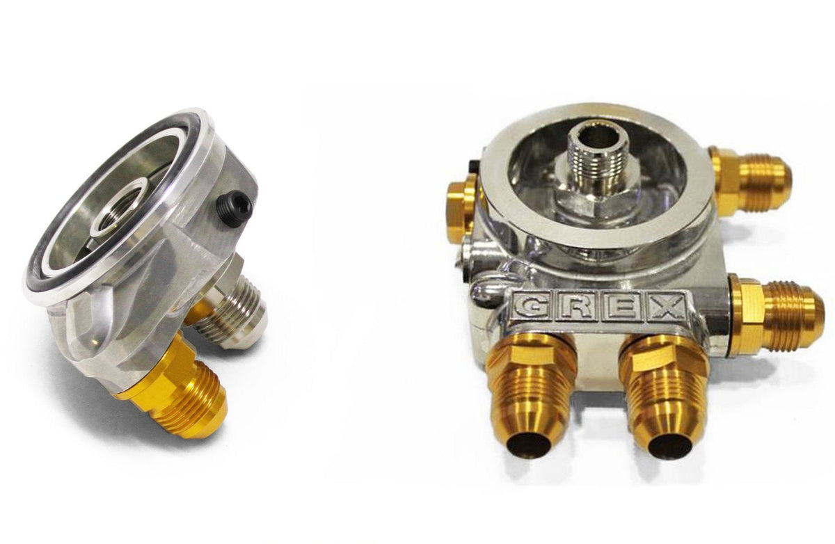 GReddy - GReddy Oil Cooler Filter Block Adapter Type-I - Remote Filter ( & Optional Bypass Tube ) - 12401114