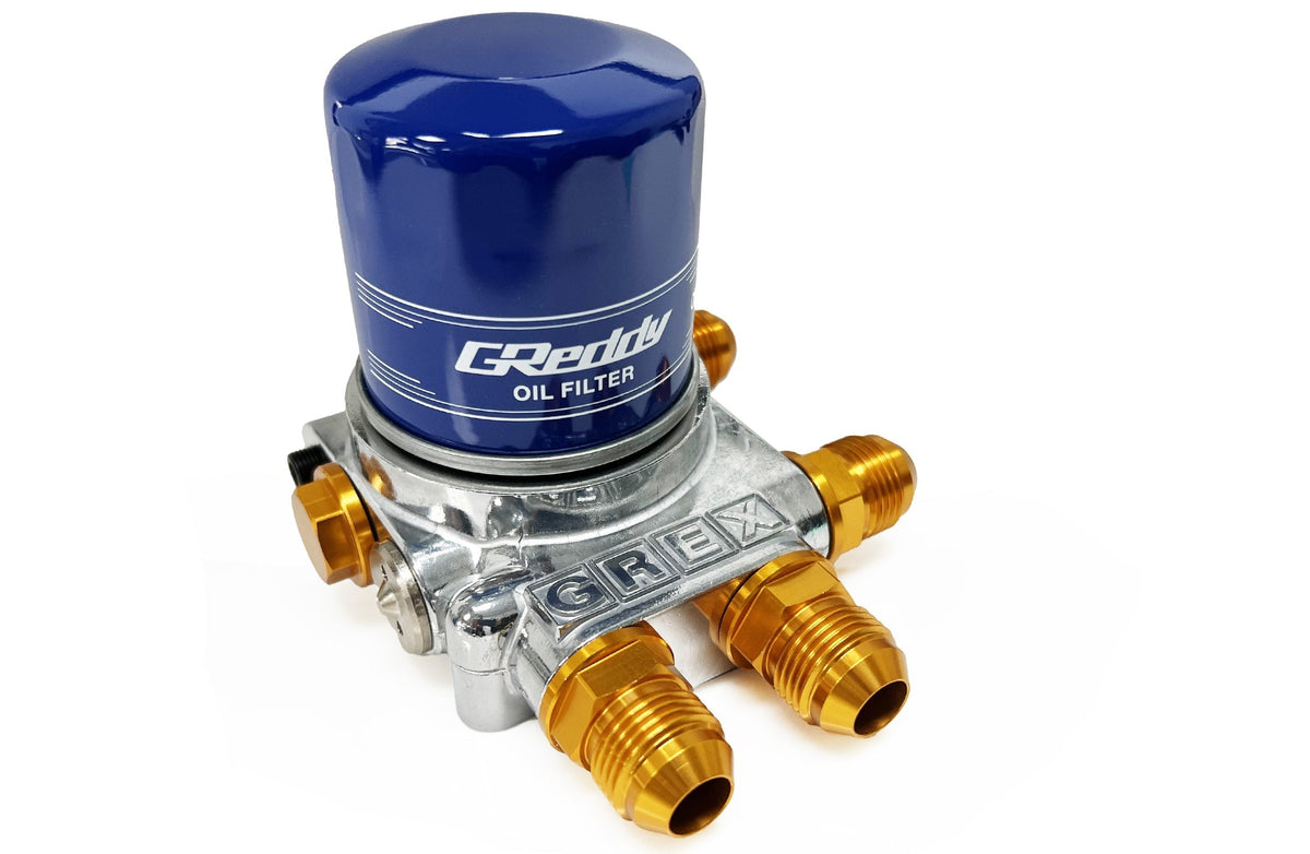 GReddy - GReddy Oil Cooler Filter Block Adapter Type-I - Remote Filter ( & Optional Bypass Tube ) - 12401114