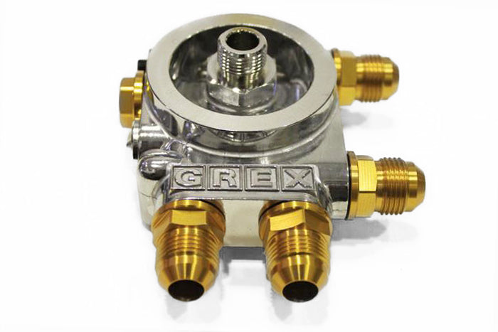 GReddy - GReddy Oil Cooler Filter Block Adapter Type-I - Remote Filter ( & Optional Bypass Tube ) - 12401114