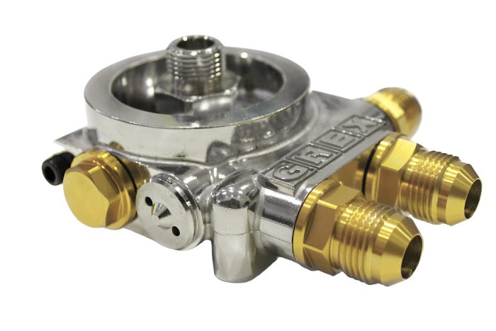 GReddy - GReddy Oil Cooler Filter Block Adapter Type-I - Remote Filter ( & Optional Bypass Tube ) - 12401114