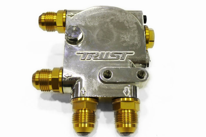 GReddy - GReddy Oil Cooler Filter Block Adapter Type-I - Remote Filter ( & Optional Bypass Tube ) - 12401114