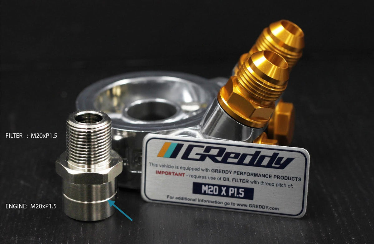 GReddy - Replacement Parts for GReddy Oil Cooler Block Adapter(s) Type E / B / F / I / G - 12401149