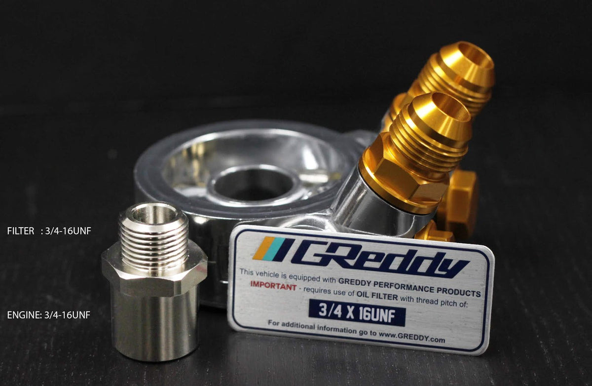 GReddy - Replacement Parts for GReddy Oil Cooler Block Adapter(s) Type E / B / F / I / G - 12401152