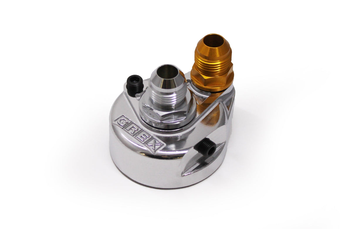 GReddy - GReddy Oil Cooler Relocation Block Adapter Type-B / Type-F - for Remote Filter - 12401131