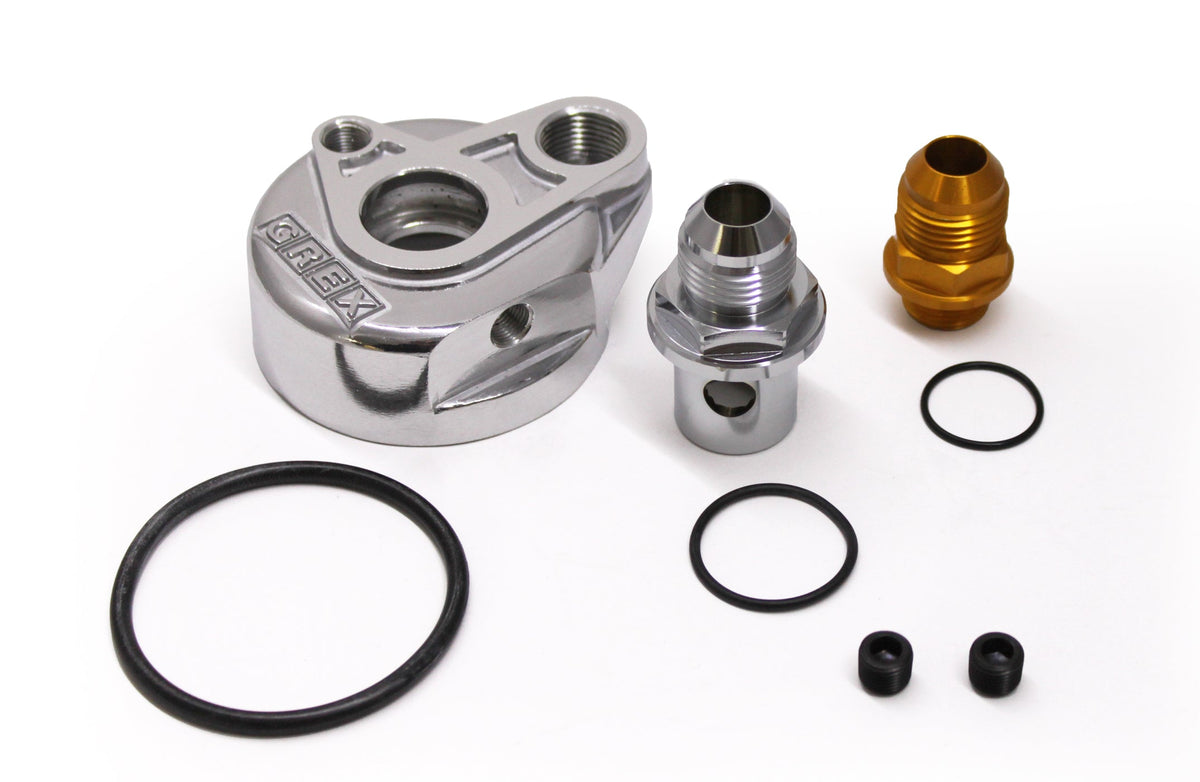 GReddy - GReddy Oil Cooler Relocation Block Adapter Type-B / Type-F - for Remote Filter - 12401131