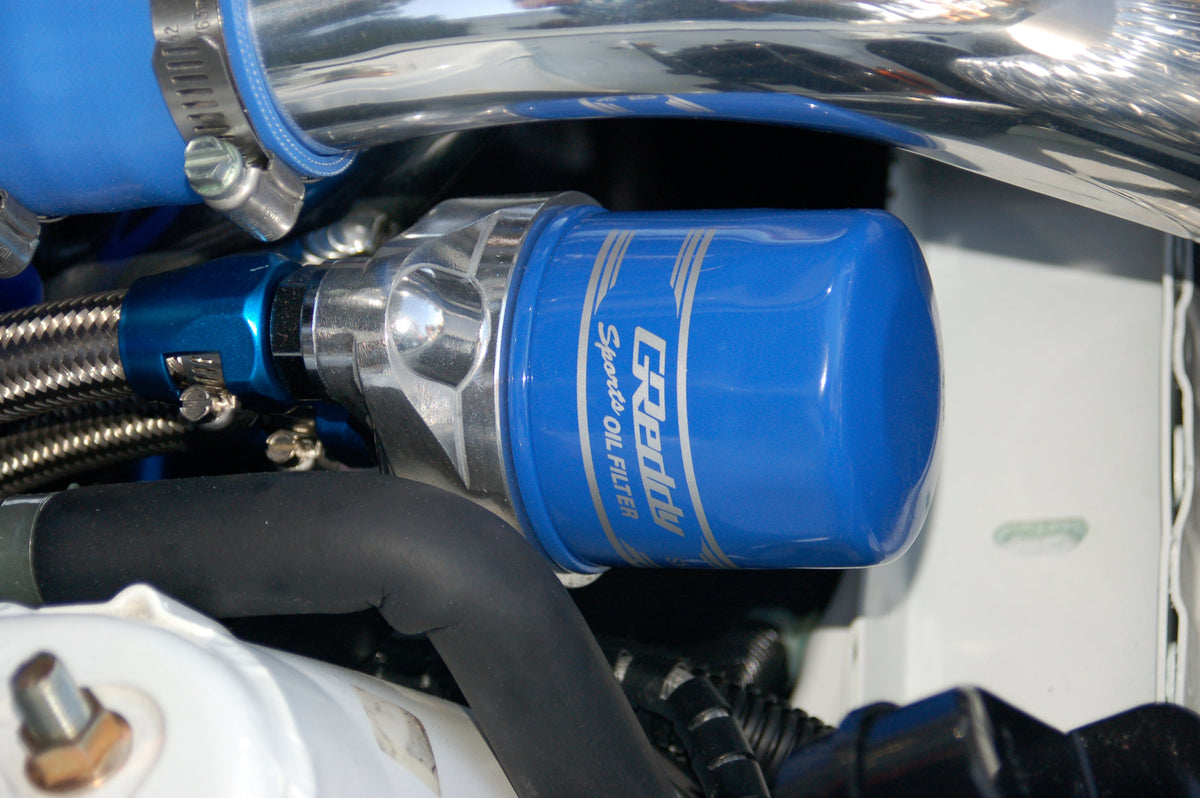 GReddy - GReddy Oil Filter Relocation Block Adapter Type-G (AN) - for Remote Filter - 12401139