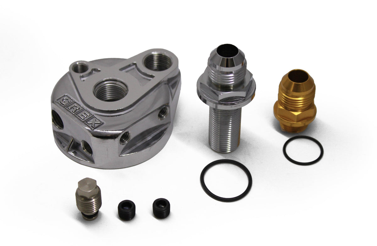 GReddy - GReddy Oil Filter Relocation Block Adapter Type-G (AN) - for Remote Filter - 12401139