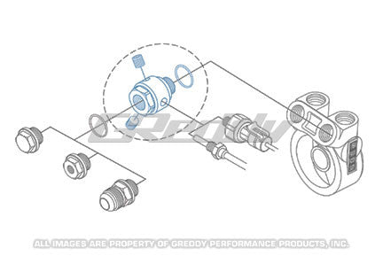 GReddy - Oil Cooler Block Sensor Adapter(s) - GReddy M18xP1.5 O-ring - 16400720