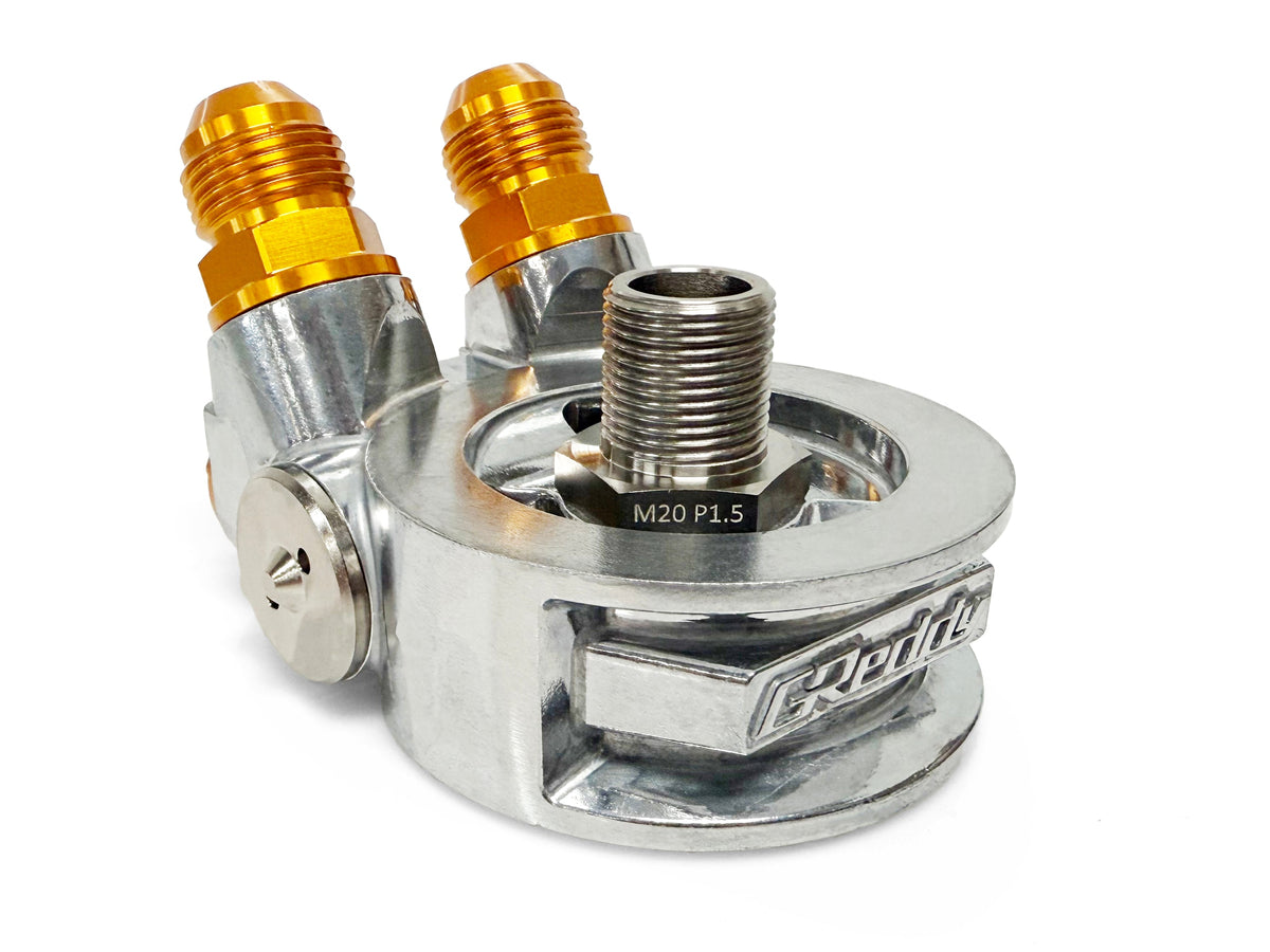 GReddy OIL COOLER STD BLOCK M20x1.5 10-AN - 12401190