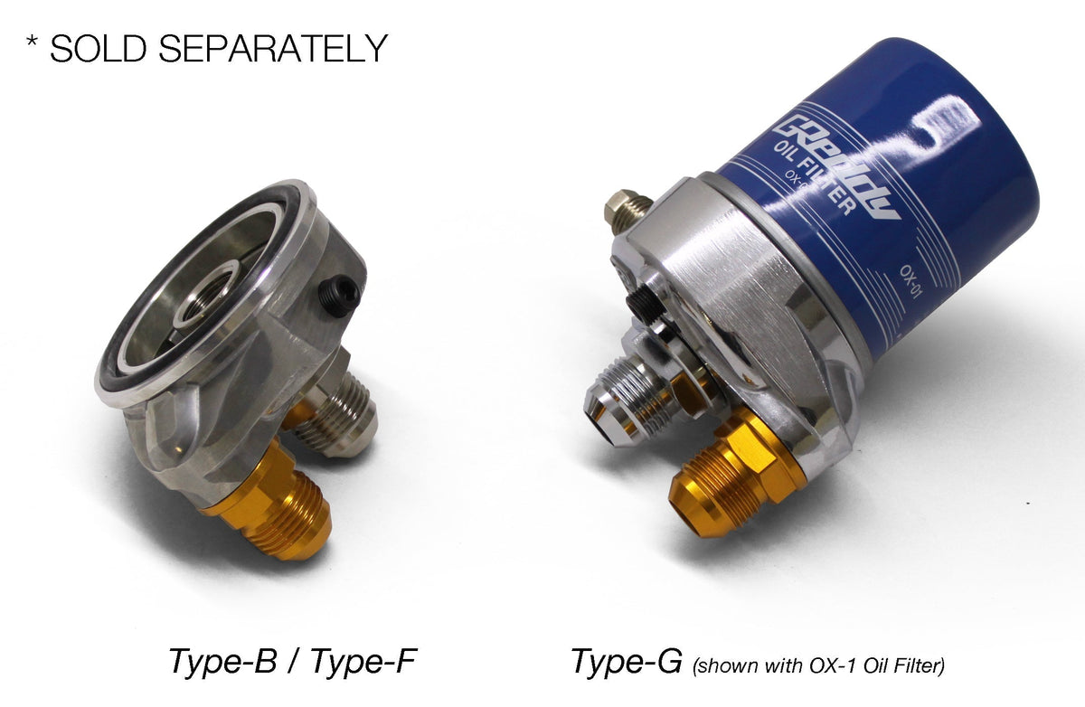 GReddy - GReddy Oil Cooler Relocation Block Adapter Type-B / Type-F - for Remote Filter - 12401111