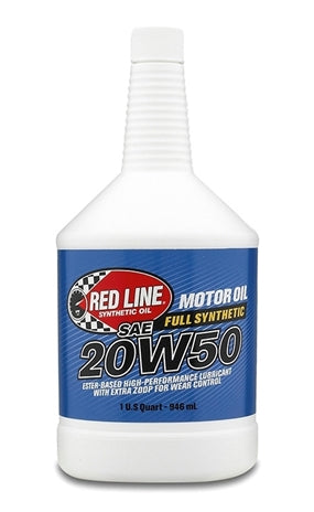 Red Line 20w50 Oil 1 Quart 20w50 Synthetic Oil