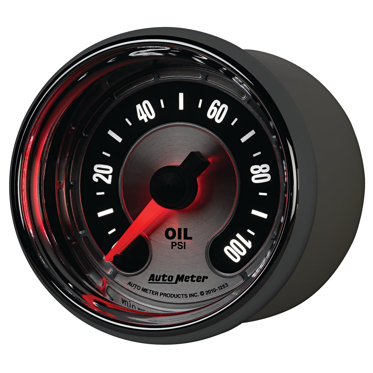 Autometer American Muscle 52mm Full Sweep Electric 0-100 PSI Oil Pressure Gauge - 1253