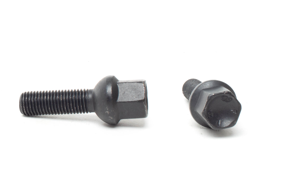 H&R Wheel Bolts Type 12 X 1.5 Length 52mm Type Merc Ball R12 17mm - Black - 1255202SW