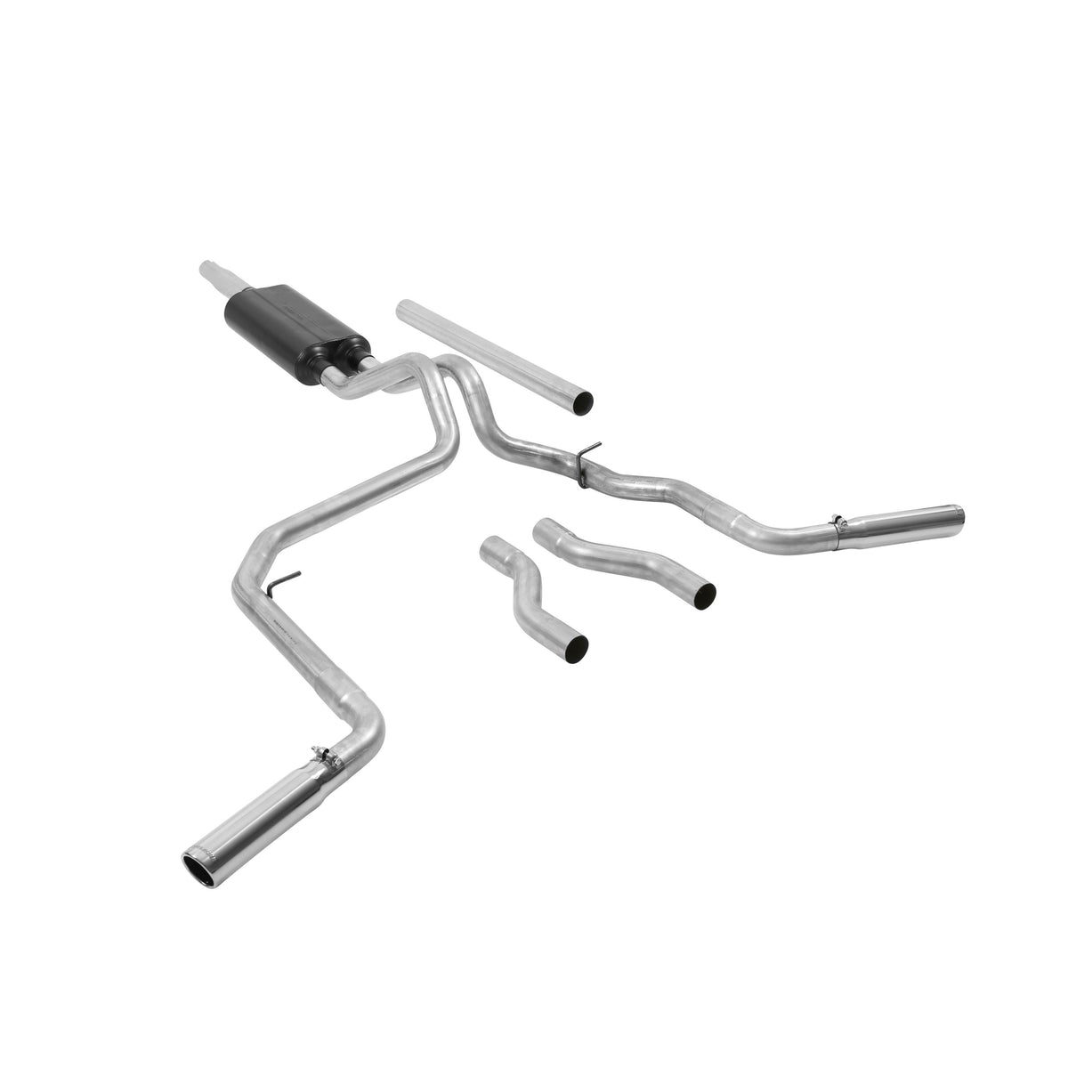 Flowmaster American Thunder Cat-Back Exhaust System - 1987-1996 Ford F-150 - Aluminized - 17471 - 2
