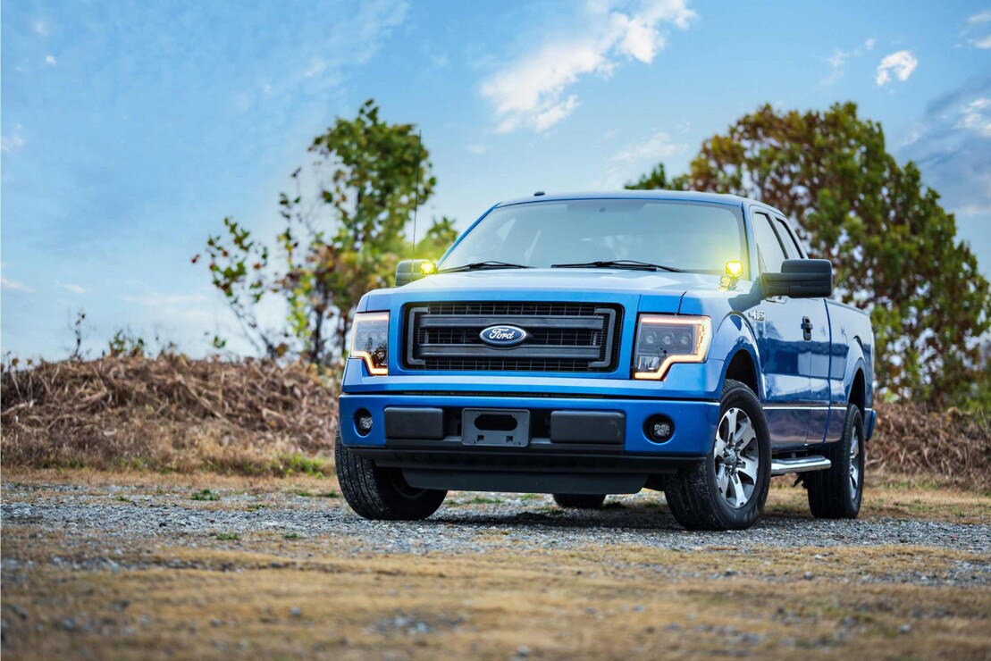Morimoto - 4Banger 3× Fog Kit: 2010-2014 Raptor - Bracket & Harness