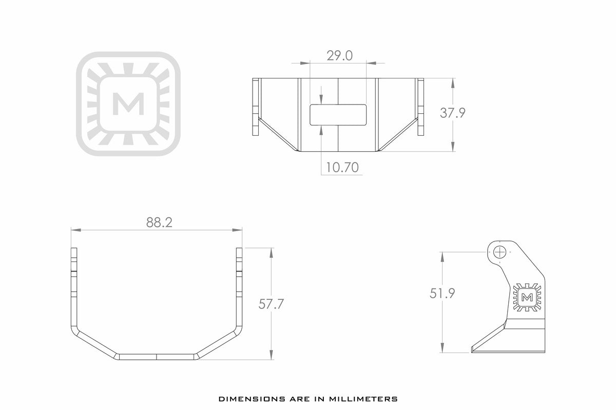Morimoto - 4Banger Universal U Brackets Set