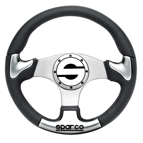 Sparco Strwhl P 222 Silver - 015THPUGR345 by SPARCO - front view